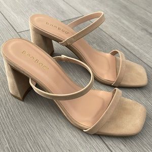 BAMBOO Nude heels